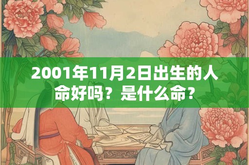 2001年11月2日出生的人命好吗？是什么命？