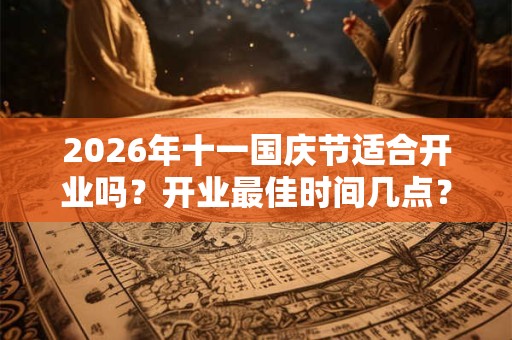 2026年十一国庆节适合开业吗?开业最佳时间几点? 2026年十一国庆节适合开业吗?开业最佳时间几点?