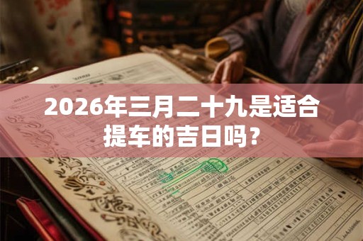 2026年三月二十九是适合提车的吉日吗? 2026年三月二十九是适合提车的吉日吗?