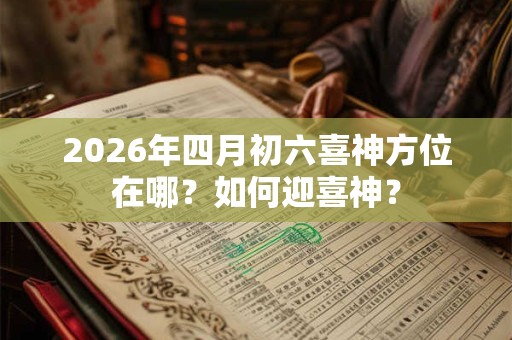 2026年四月初六喜神方位在哪?如何迎喜神? 2026年四月初六喜神方位在哪?如何迎喜神?