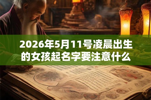 2026年5月11号凌晨出生的女孩起名字要注意什么 2026年5月11号凌晨出生的女孩起名字要注意什么