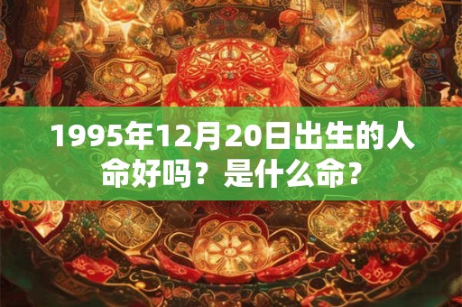 1995年12月20日出生的人命好吗？是什么命？