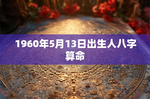 1960年5月13日出生人八字算命 1960年5月13日出生人八字算命
