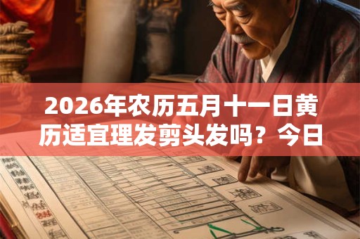 2026年农历五月十一日黄历适宜理发剪头发吗?今日理发好吗 2026年农历五月十一日黄历适宜理发剪头发吗?今日理发好吗