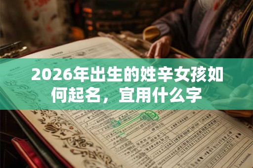 2026年出生的姓辛女孩如何起名，宜用什么字