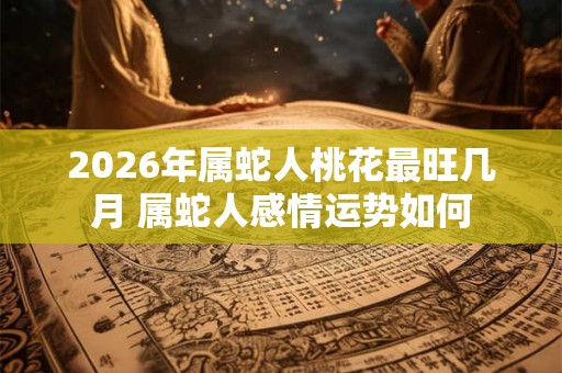 2026年属蛇人桃花最旺几月 属蛇人感情运势如何