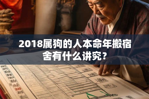 2018属狗的人本命年搬宿舍有什么讲究? 2018属狗的人本命年搬宿舍有什么讲究?