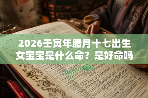 2026壬寅年腊月十七出生女宝宝是什么命？是好命吗