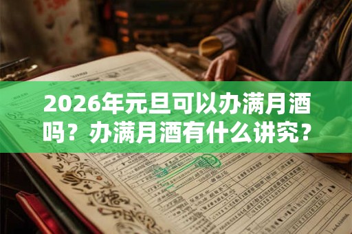 2026年元旦可以办满月酒吗?办满月酒有什么讲究? 2026年元旦可以办满月酒吗?办满月酒有什么讲究?