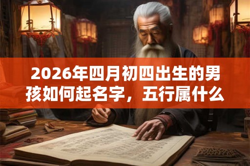 2026年四月初四出生的男孩如何起名字,五行属什么 2026年四月初四出生的男孩如何起名字,五行属什么
