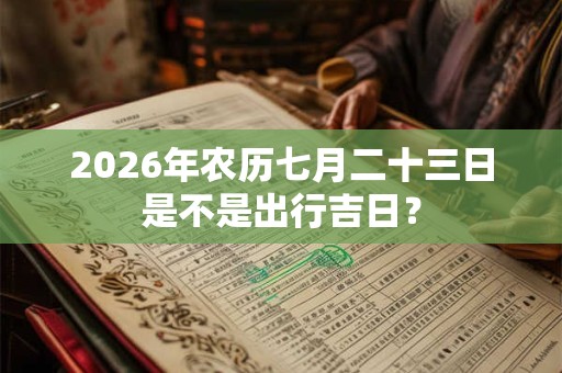 2026年农历七月二十三日是不是出行吉日? 2026年农历七月二十三日是不是出行吉日?