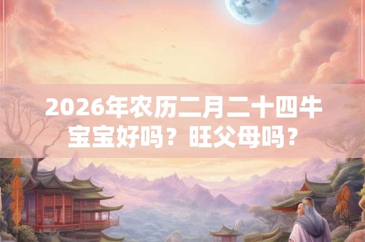 2026年农历二月二十四牛宝宝好吗?旺父母吗? 2026年农历二月二十四牛宝宝好吗?旺父母吗?
