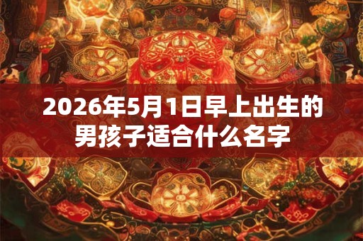 2026年5月1日早上出生的男孩子适合什么名字 2026年5月1日早上出生的男孩子适合什么名字