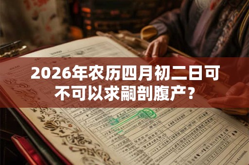 2026年农历四月初二日可不可以求嗣剖腹产? 2026年农历四月初二日可不可以求嗣剖腹产?