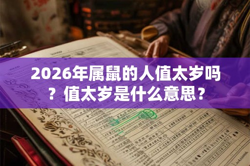 2026年属鼠的人值太岁吗?值太岁是什么意思? 2026年属鼠的人值太岁吗?值太岁是什么意思?