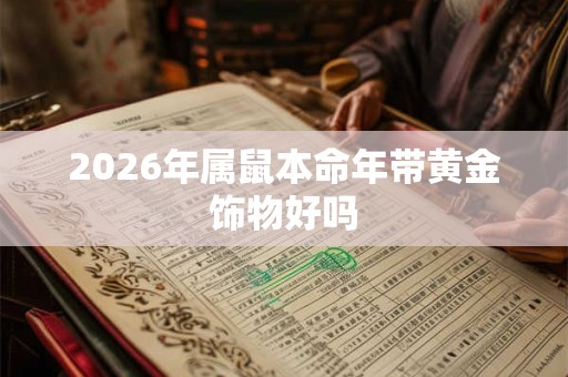 2026年属鼠本命年带黄金饰物好吗 2026年属鼠本命年带黄金饰物好吗