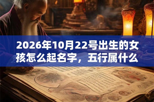 2026年10月22号出生的女孩怎么起名字,五行属什么 2026年10月22号出生的女孩怎么起名字,五行属什么