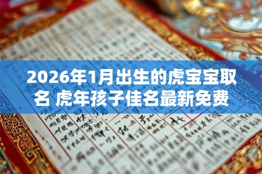 2026年1月出生的虎宝宝取名 虎年孩子佳名最新免费 2026年1月出生的虎宝宝取名 虎年孩子佳名最新免费