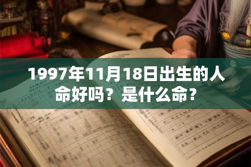 1997年11月18日出生的人命好吗?是什么命? 1997年11月18日出生的人命好吗?是什么命?