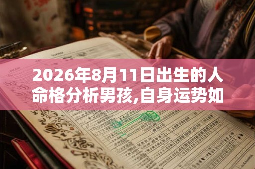 2026年8月11日出生的人命格分析男孩,自身运势如何 2026年8月11日出生的人命格分析男孩,自身运势如何