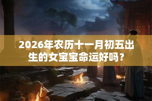 2026年农历十一月初五出生的女宝宝命运好吗? 2026年农历十一月初五出生的女宝宝命运好吗?