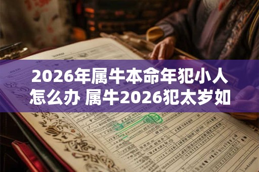 2026年属牛本命年犯小人怎么办 属牛2026犯太岁如何防小人 2026年属牛本命年犯小人怎么办 属牛2026犯太岁如何防小人