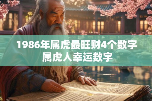 1986年属虎最旺财4个数字 属虎人幸运数字 1986年属虎最旺财4个数字 属虎人幸运数字