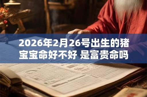 2026年2月26号出生的猪宝宝命好不好 是富贵命吗 2026年2月26号出生的猪宝宝命好不好 是富贵命吗