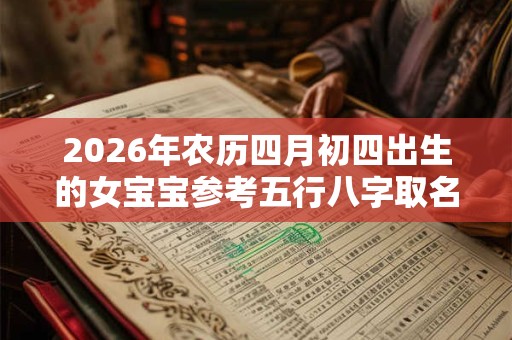2026年农历四月初四出生的女宝宝参考五行八字取名 2026年农历四月初四出生的女宝宝参考五行八字取名