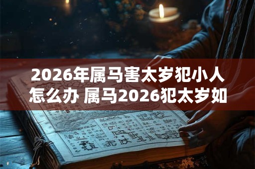 2026年属马害太岁犯小人怎么办 属马2026犯太岁如何防小人 2026年属马害太岁犯小人怎么办 属马2026犯太岁如何防小人