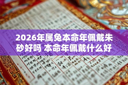 2026年属兔本命年佩戴朱砂好吗 本命年佩戴什么好