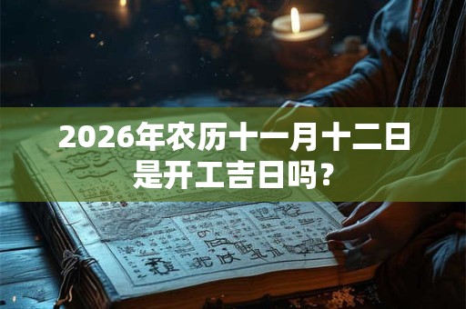 2026年农历十一月十二日是开工吉日吗? 2026年农历十一月十二日是开工吉日吗?