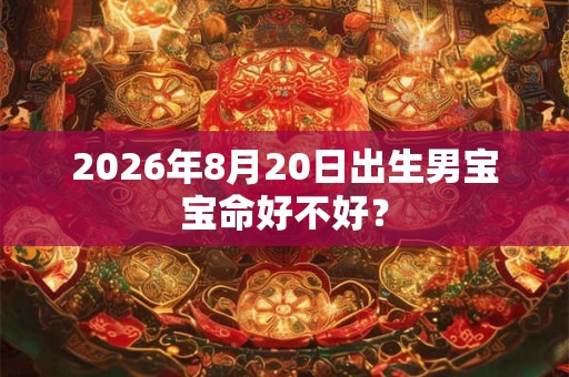 2026年8月20日出生男宝宝命好不好? 2026年8月20日出生男宝宝命好不好?
