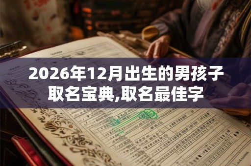 2026年12月出生的男孩子取名宝典,取名最佳字 2026年12月出生的男孩子取名宝典,取名最佳字