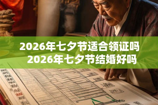 2026年七夕节适合领证吗  2026年七夕节结婚好吗