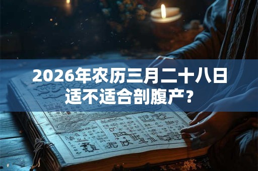 2026年农历三月二十八日适不适合剖腹产? 2026年农历三月二十八日适不适合剖腹产?