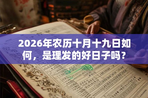 2026年农历十月十九日如何，是理发的好日子吗？