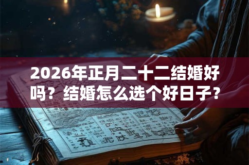 2026年正月二十二结婚好吗?结婚怎么选个好日子? 2026年正月二十二结婚好吗?结婚怎么选个好日子?