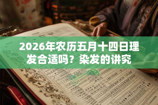 2026年农历五月十四日理发合适吗?染发的讲究 2026年农历五月十四日理发合适吗?染发的讲究