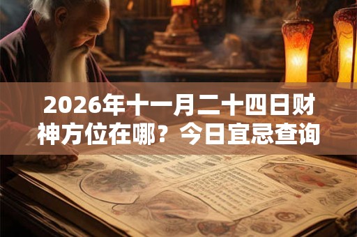 2026年十一月二十四日财神方位在哪?今日宜忌查询 2026年十一月二十四日财神方位在哪?今日宜忌查询