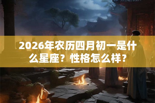 2026年农历四月初一是什么星座?性格怎么样? 2026年农历四月初一是什么星座?性格怎么样?