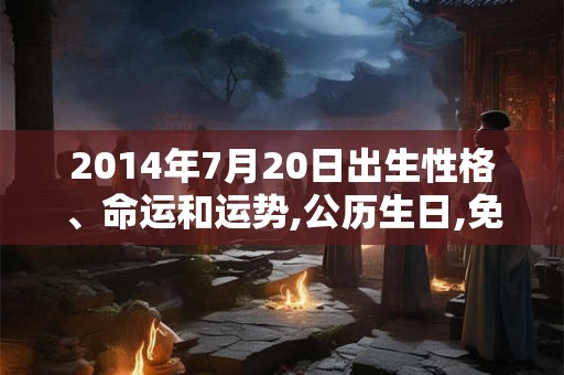 2014年7月20日出生性格、命运和运势,公历生日,免费算命 2014年7月20日出生性格、命运和运势,公历生日,免费算命