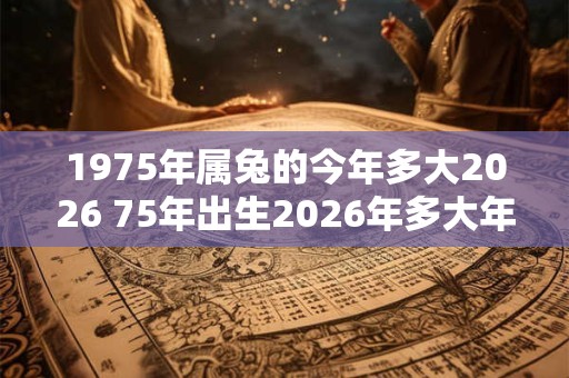 1975年属兔的今年多大2026 75年出生2026年多大年龄 1975年属兔的今年多大2026 75年出生2026年多大年龄