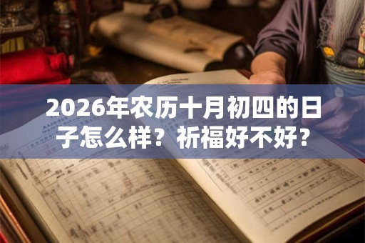 2026年农历十月初四的日子怎么样?祈福好不好? 2026年农历十月初四的日子怎么样?祈福好不好?