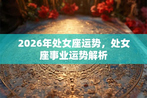2026年处女座运势,处女座事业运势解析 2026年处女座运势,处女座事业运势解析