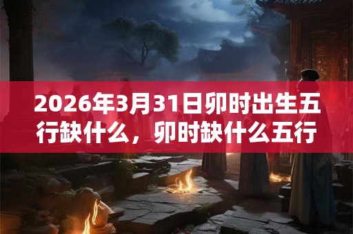 2026年3月31日卯时出生五行缺什么，卯时缺什么五行