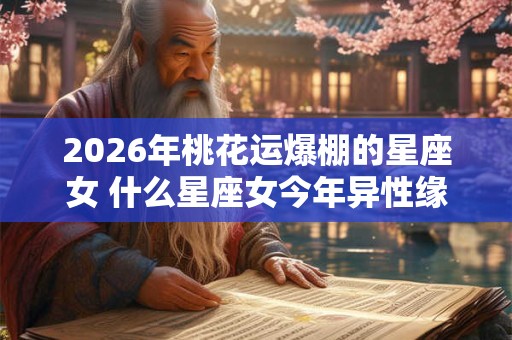 2026年桃花运爆棚的星座女 什么星座女今年异性缘爆棚 2026年桃花运爆棚的星座女 什么星座女今年异性缘爆棚