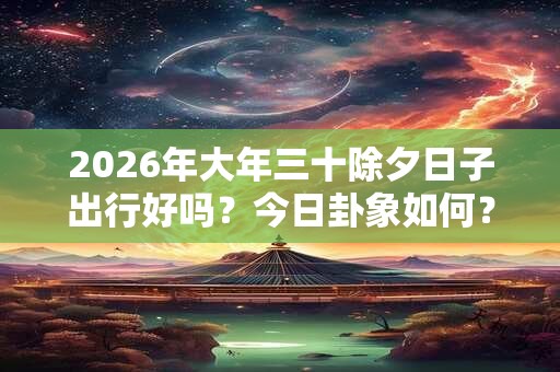 2026年大年三十除夕日子出行好吗?今日卦象如何? 2026年大年三十除夕日子出行好吗?今日卦象如何?
