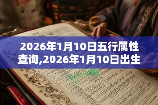 2026年1月10日五行属性查询,2026年1月10日出生五行属什么
