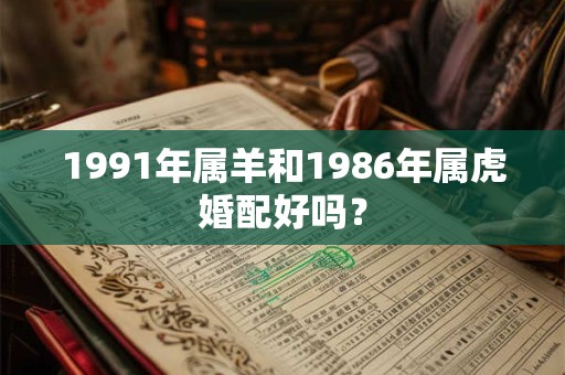 1991年属羊和1986年属虎婚配好吗? 1991年属羊和1986年属虎婚配好吗?